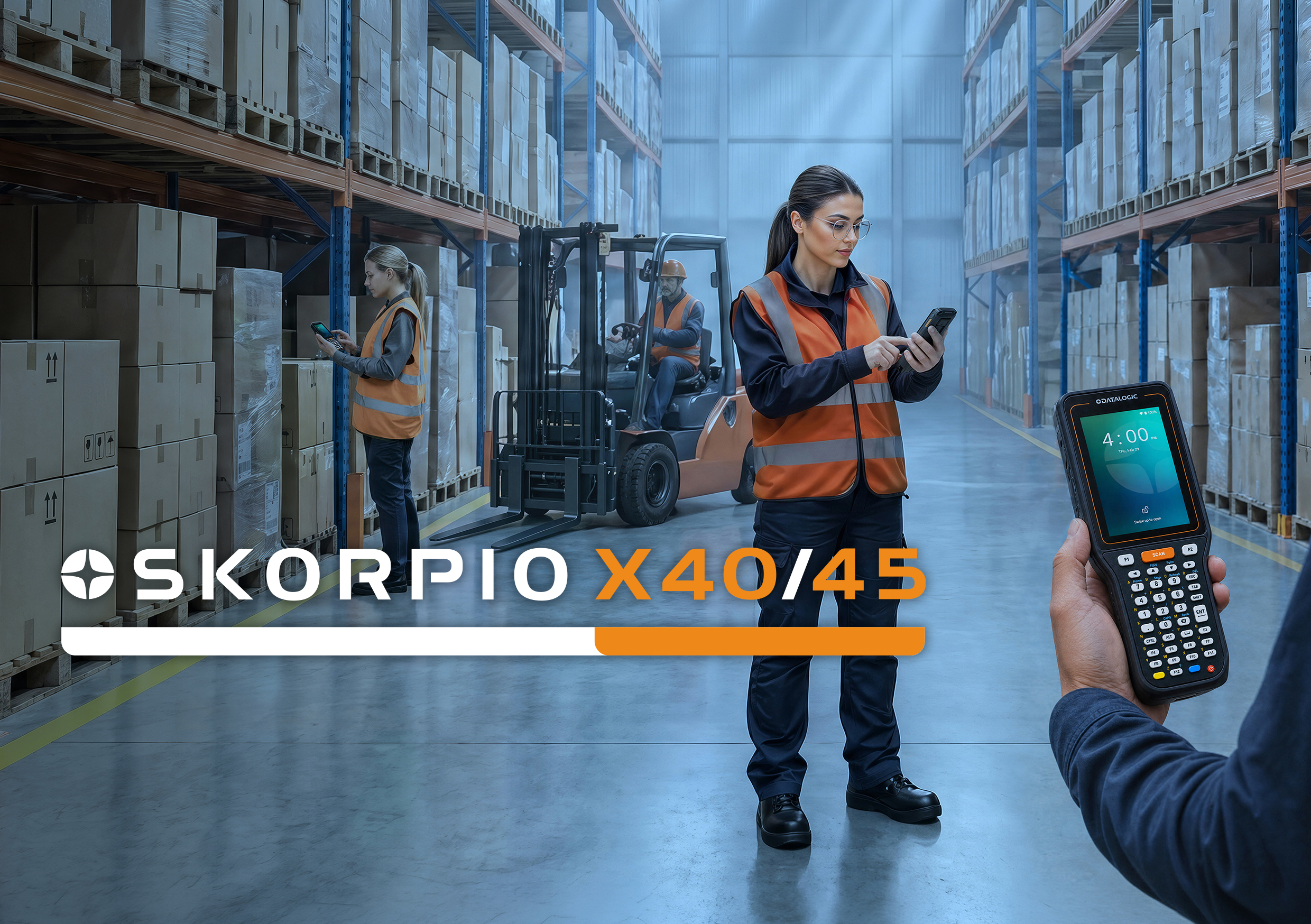 Skorpio X40/45：专为全天候作业打造的新一代按键式移动数据终端